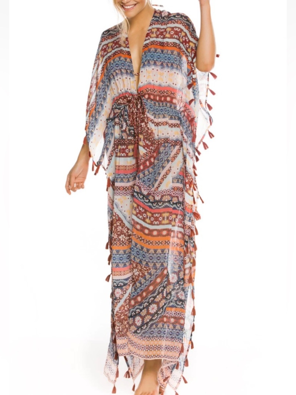 Agua Bendita Maxi Cover up One Size